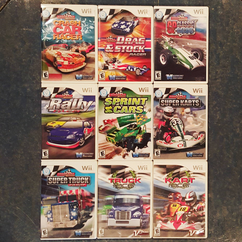 The Maximum Racing set, which NintendoTwizer says are some of the rarest Wii games. Image via NintendoTwizer on Imgur